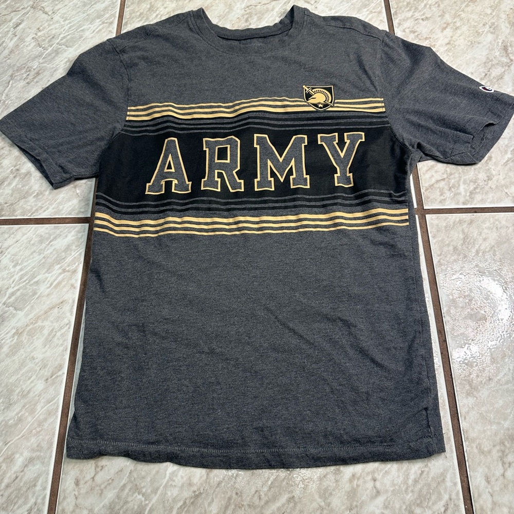 Vintage Champion Army Black Knights Single Stitched Mens T-Shirt Size S